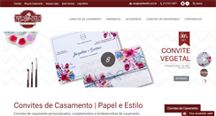 Desktop Screenshot of papeleestilo.com.br