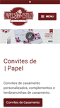 Mobile Screenshot of papeleestilo.com.br